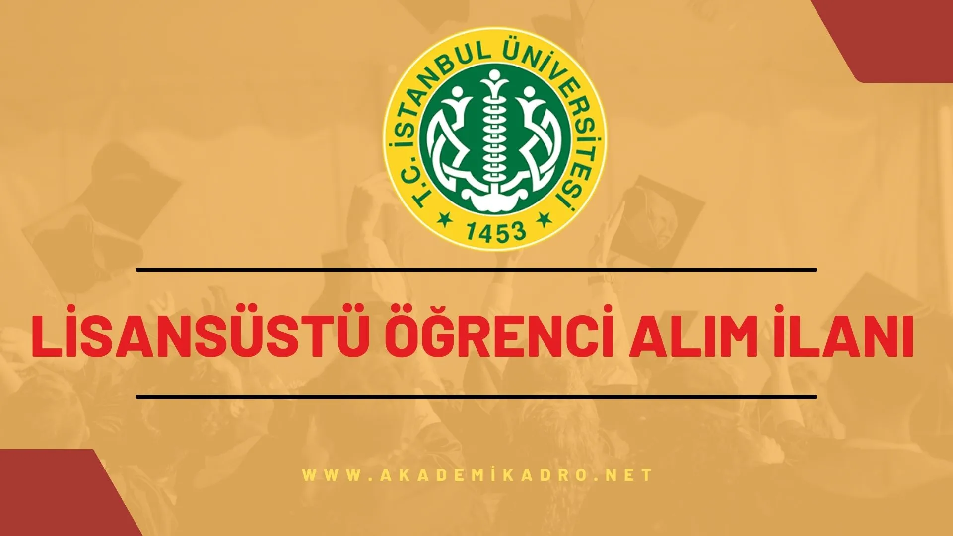 İstanbul Üniversitesi 2023-2024 eğitim öğretim güz yarıyılında tüm enstitülerin lisansüstü programlarına öğrenci alacaktır.
