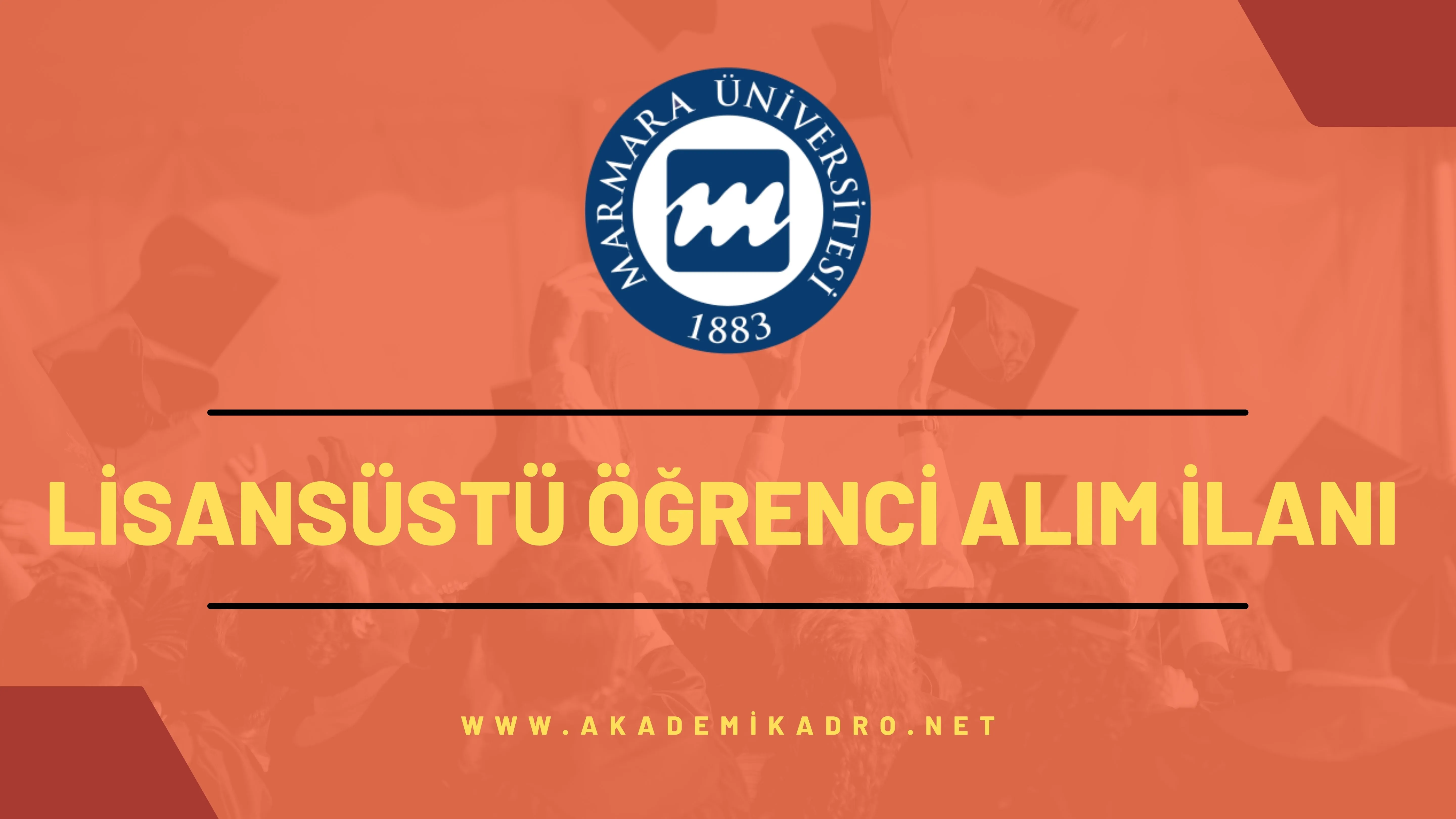 Marmara Üniversitesi 2024-2025 Güz döneminde lisansüstü programlara öğrenci alacaktır: