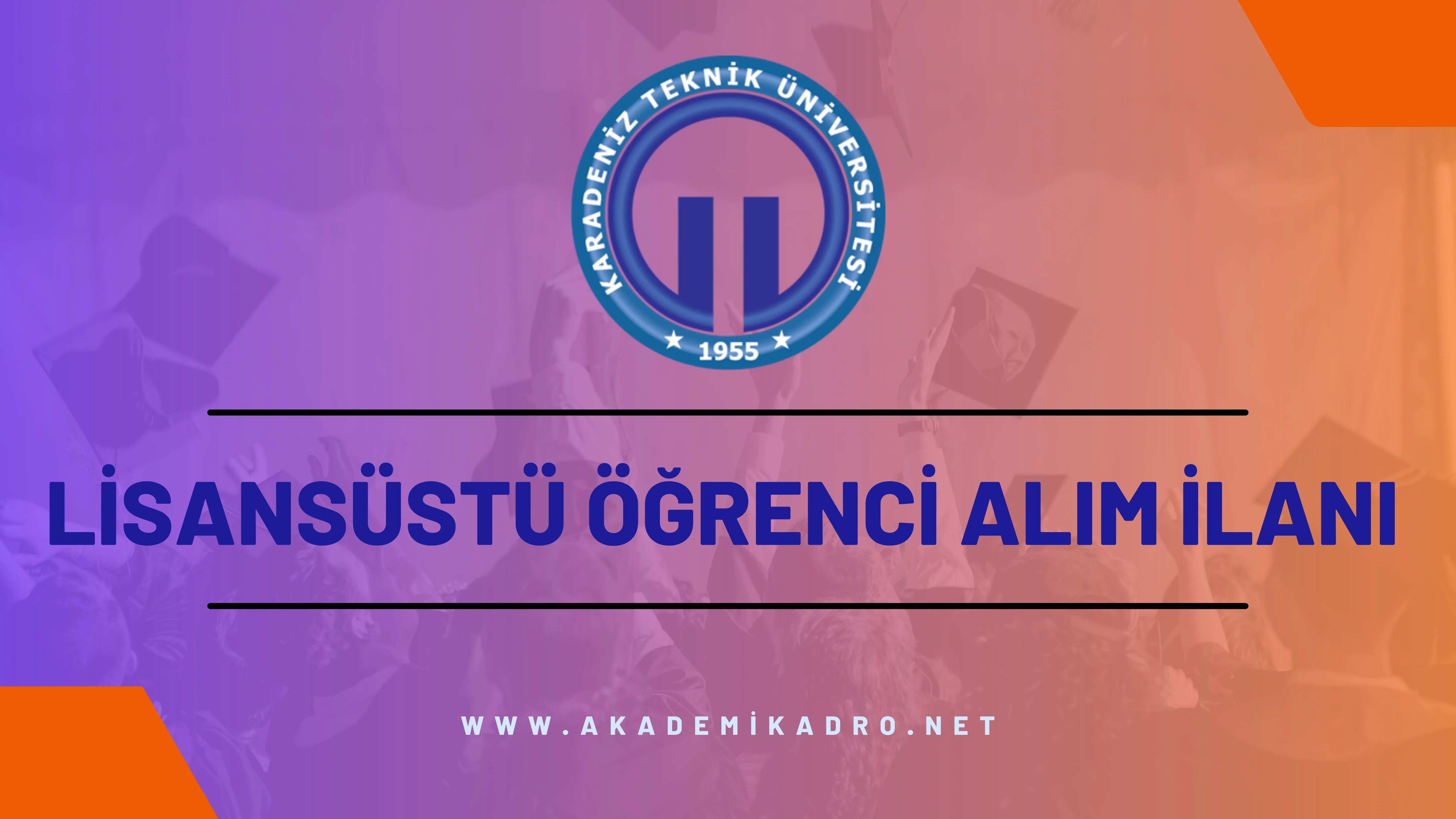 Karadeniz Teknik Üniversitesi 2024-2025 Güz döneminde lisansüstü programlara öğrenci alacaktır.