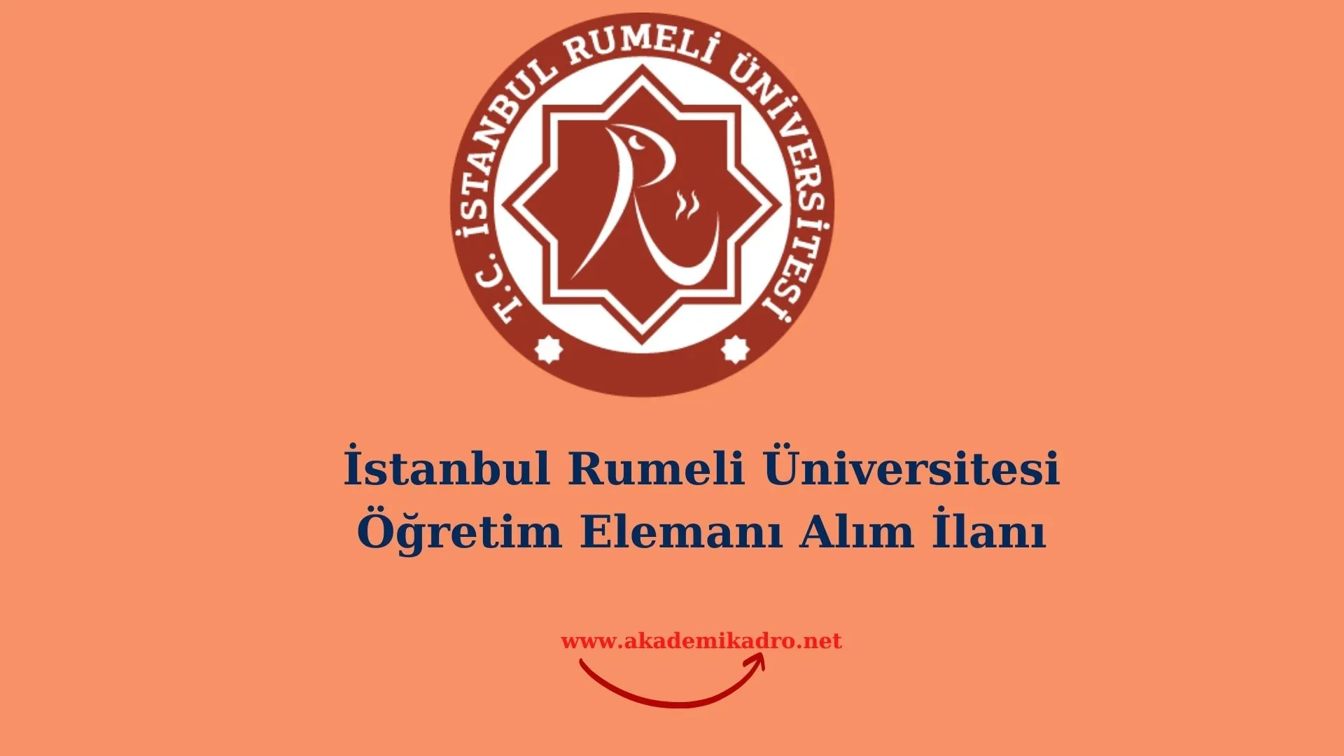 İstanbul Rumeli Üniversitesi 14 Öğretim üyesi, 3 Öğretim Görevlisi ve 3 Araştırma görevlisi alacaktır. Son başvuru tarihi 06 Aralık 2022
