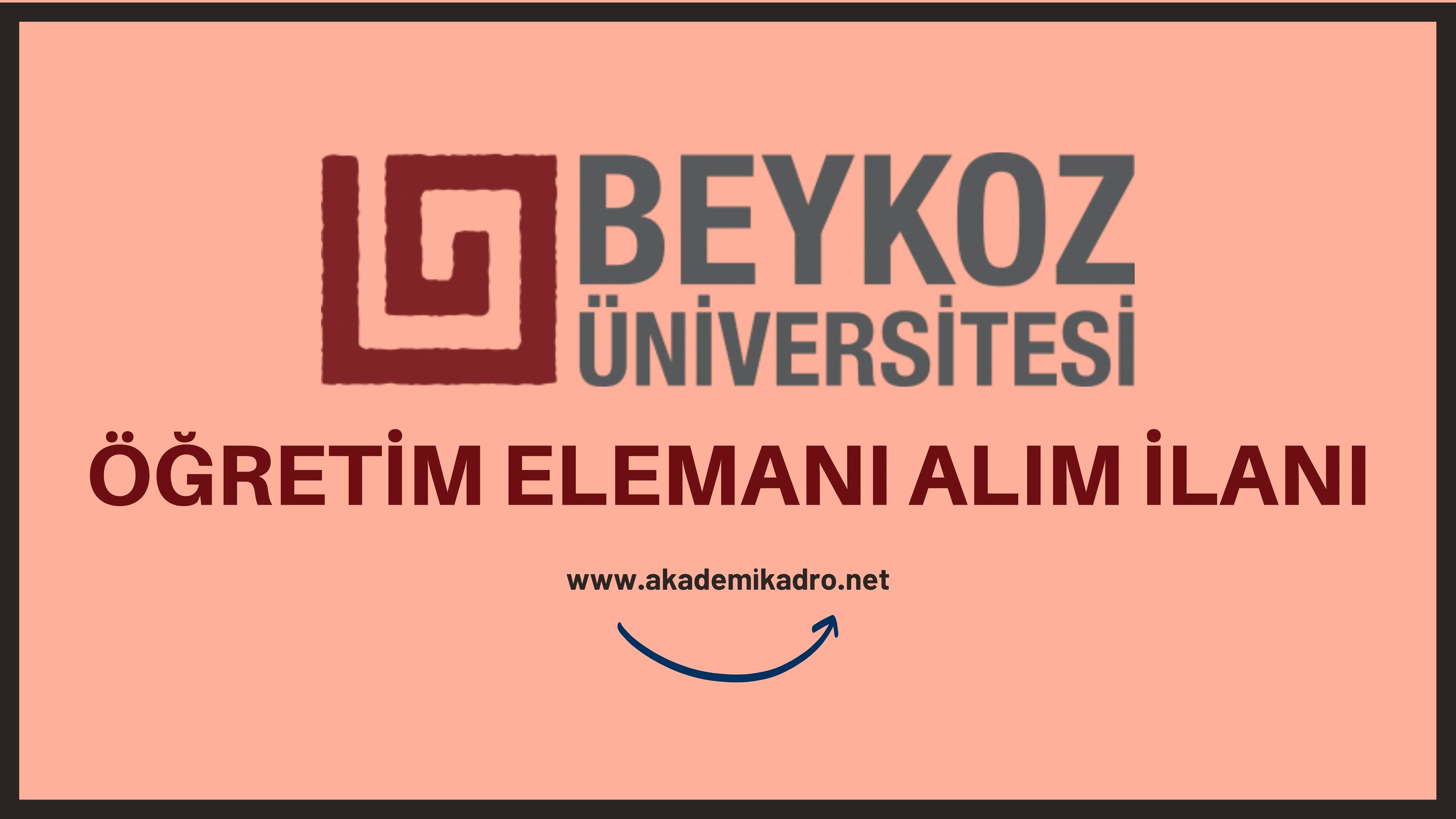 Beykoz Üniversitesi 12 Öğretim görevlisi, 6 Araştırma görevlisi ve 22 Öğretim üyesi alacak.