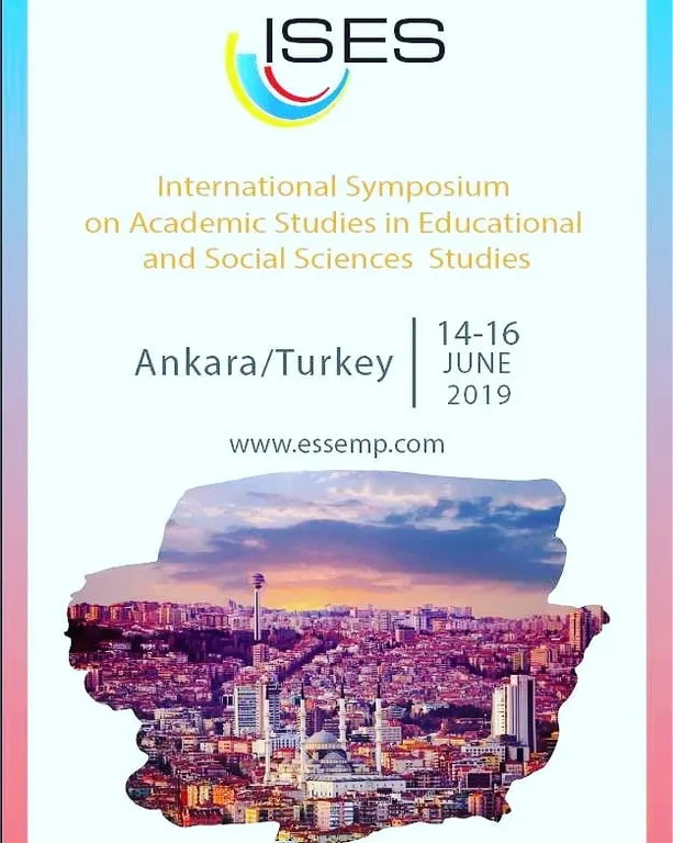 VI. Uluslararası Eğitim ve Sosyal Bilimlerde Akademik Çalışmalar Sempozyumu 14-16 Haziran Ankara' da yapılacak.